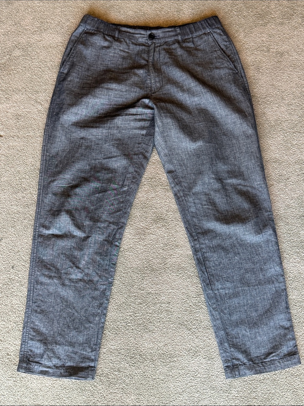 Uniqlo Linen Blend Relaxed Pants